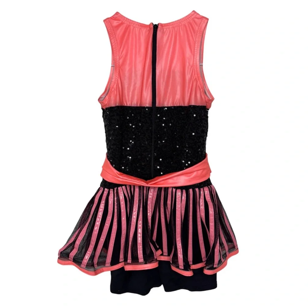Weissman Showtime Coral Black Dance Costume MC Jazz Hip Hop